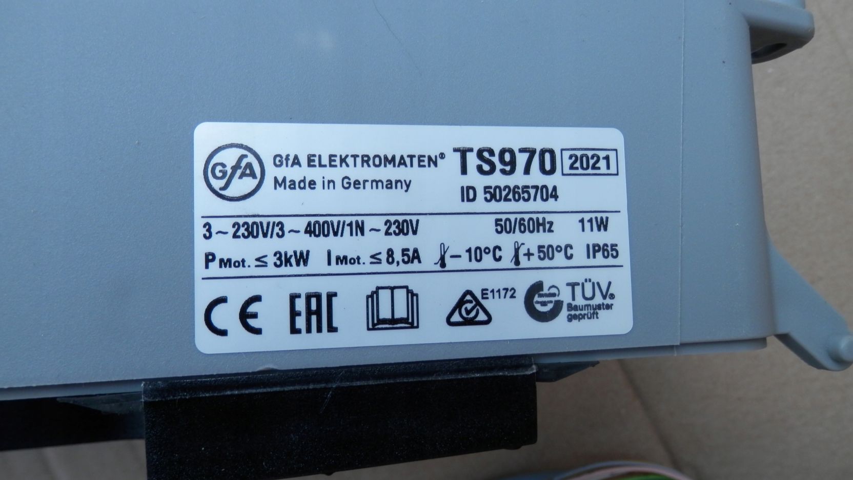 centrala sterownik GFA TS970 centrala sterownik GFA TS970