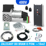 Napęd do bramy przemysłowej 5.24 + centrala TS971 + OSE + piloty