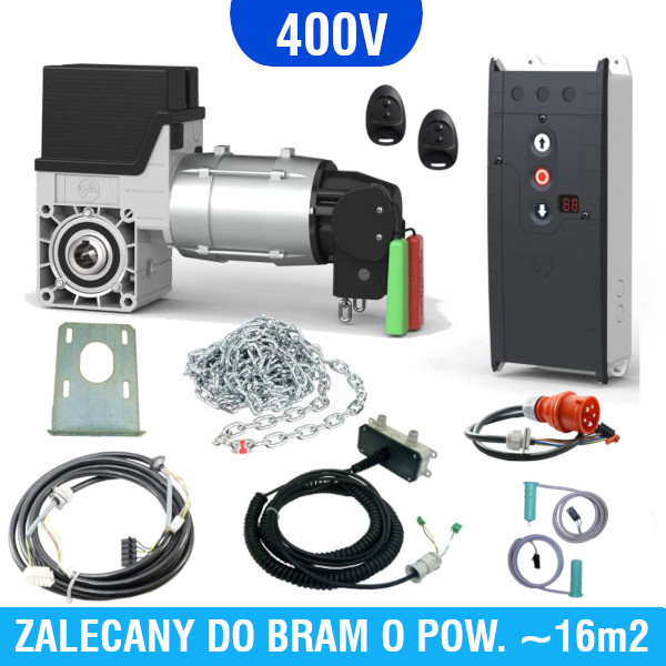 Napęd do bramy przemysłowej 5.24 + centrala TS971 + OSE + piloty Napęd do bramy przemysłowej 5.24 + centrala TS971 + OSE + piloty