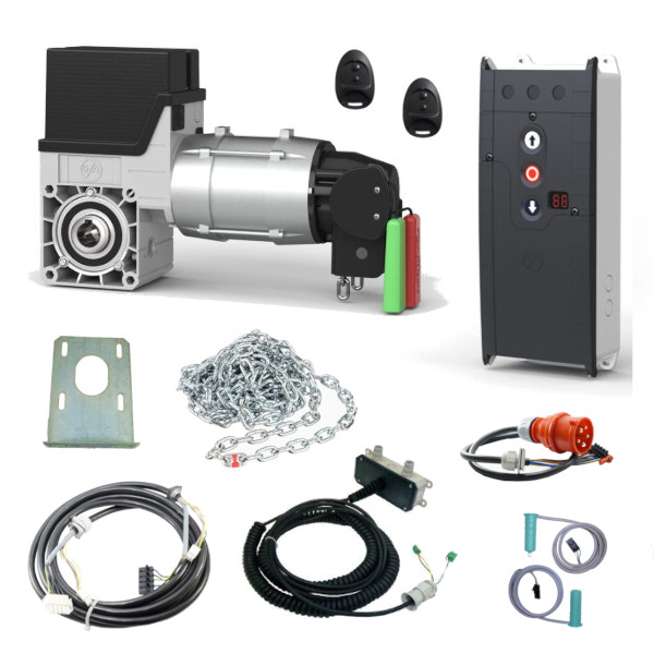 Napęd do bramy przemysłowej 5.24 + centrala TS971 + OSE + piloty Napęd do bramy przemysłowej 5.24 + centrala TS971 + OSE + piloty