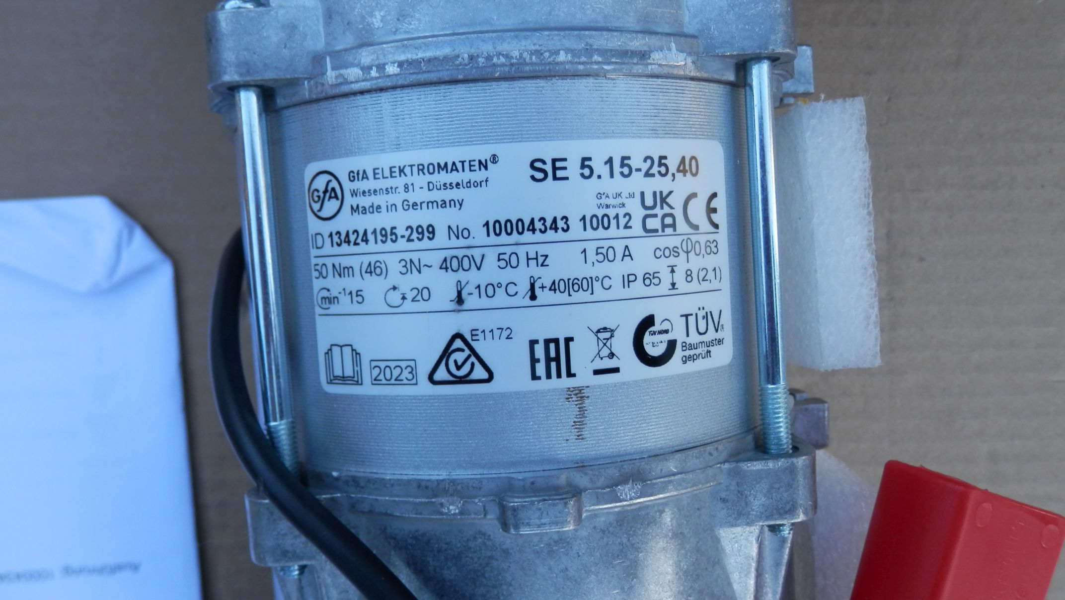 Silnik GFA ELEKTROMATEN SE 5.15-25,40