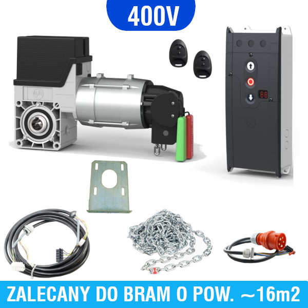 Napęd bramy przemysłowej GFA SE 5.24 z centralą TS971 z pilotami Napęd bramy przemysłowej GFA SE 5.24 z centralą TS971 z pilotami