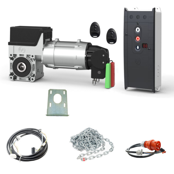 Napęd bramy przemysłowej GFA SE 9.24 z centralą TS971 z pilotami Napęd bramy przemysłowej GFA SE 9.24 z centralą TS971 z pilotami