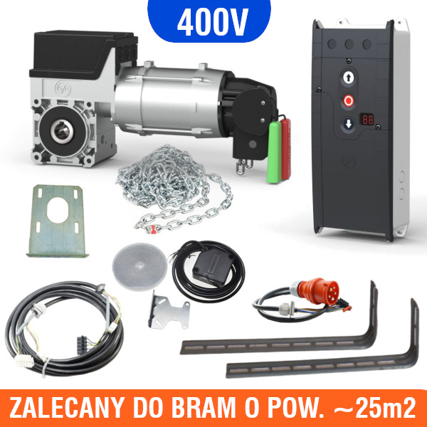 Napęd bramy przemysłowej GFA SE 9.24 + centrala TS970 + fotokomórka refleksyjna Napęd bramy przemysłowej GFA SE 9.24 + centrala TS970 + fotokomórka refleksyjna