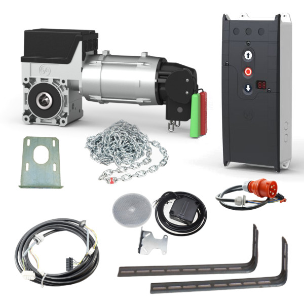 Napęd bramy przemysłowej GFA SE 9.24 + centrala TS970 + fotokomórka refleksyjna Napęd bramy przemysłowej GFA SE 9.24 + centrala TS970 + fotokomórka refleksyjna