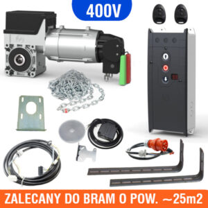 silnik + centrala TS971 + piloty + fotokomórka przemysłowa