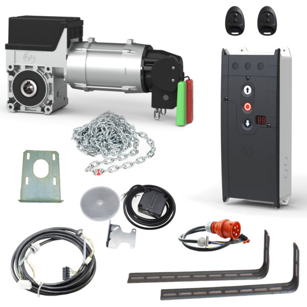 Napęd bramy przemysłowej GFA SE 9.24 + centrala TS971 + piloty + fotokomórka refleksyjna