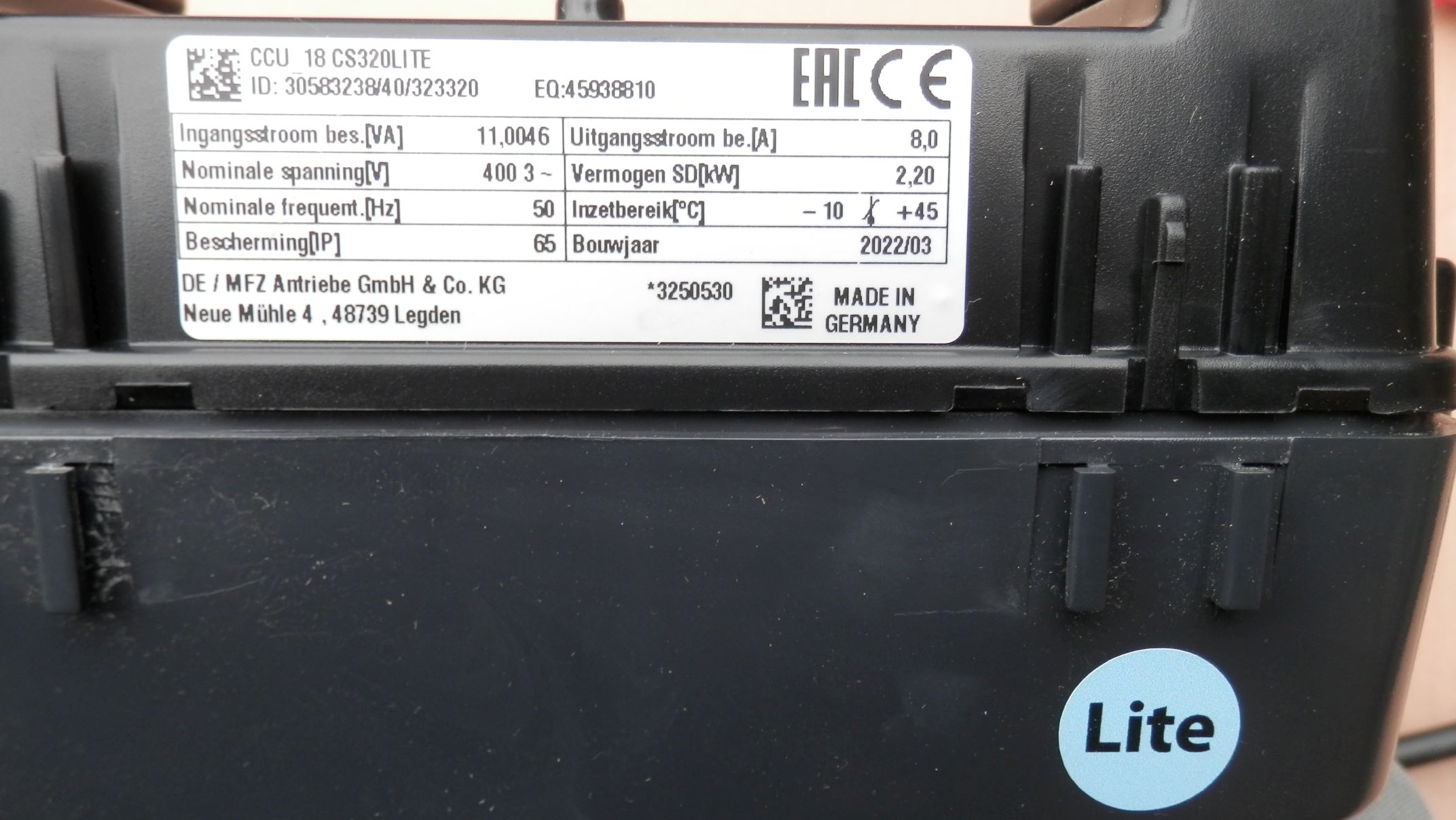 Centrala sterownik Marantec MFZ CS320 LITE