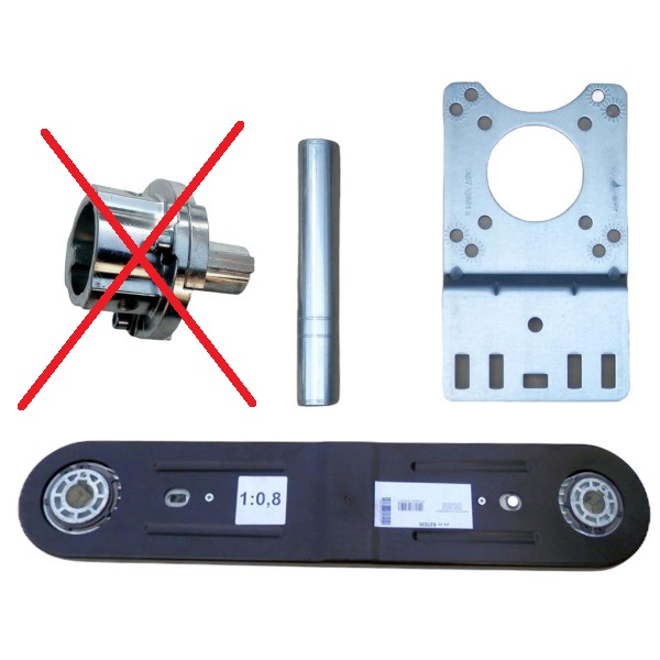 Przekładnia łańcuchowa HORMANN 1:0,8 do napędów WA400 WA500 bez adaptera