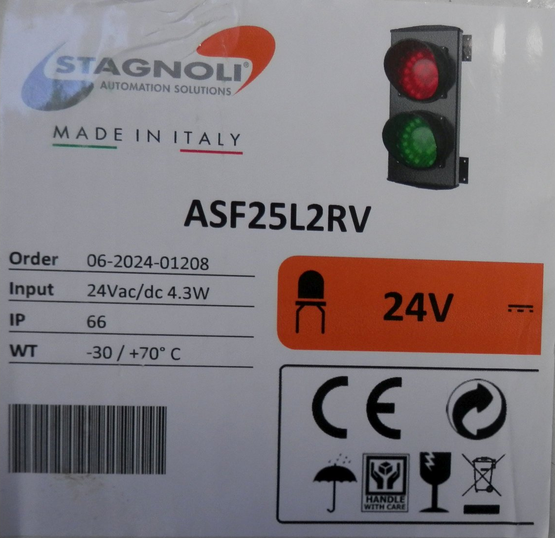 Semafor CAME PL0583 LED 24V Semafor CAME PL0583 LED 24V