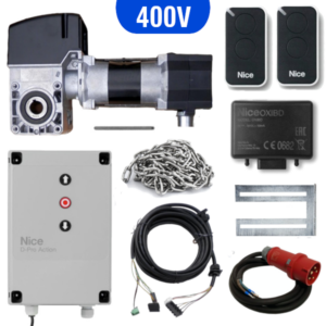 silnik + centrala NICE + piloty